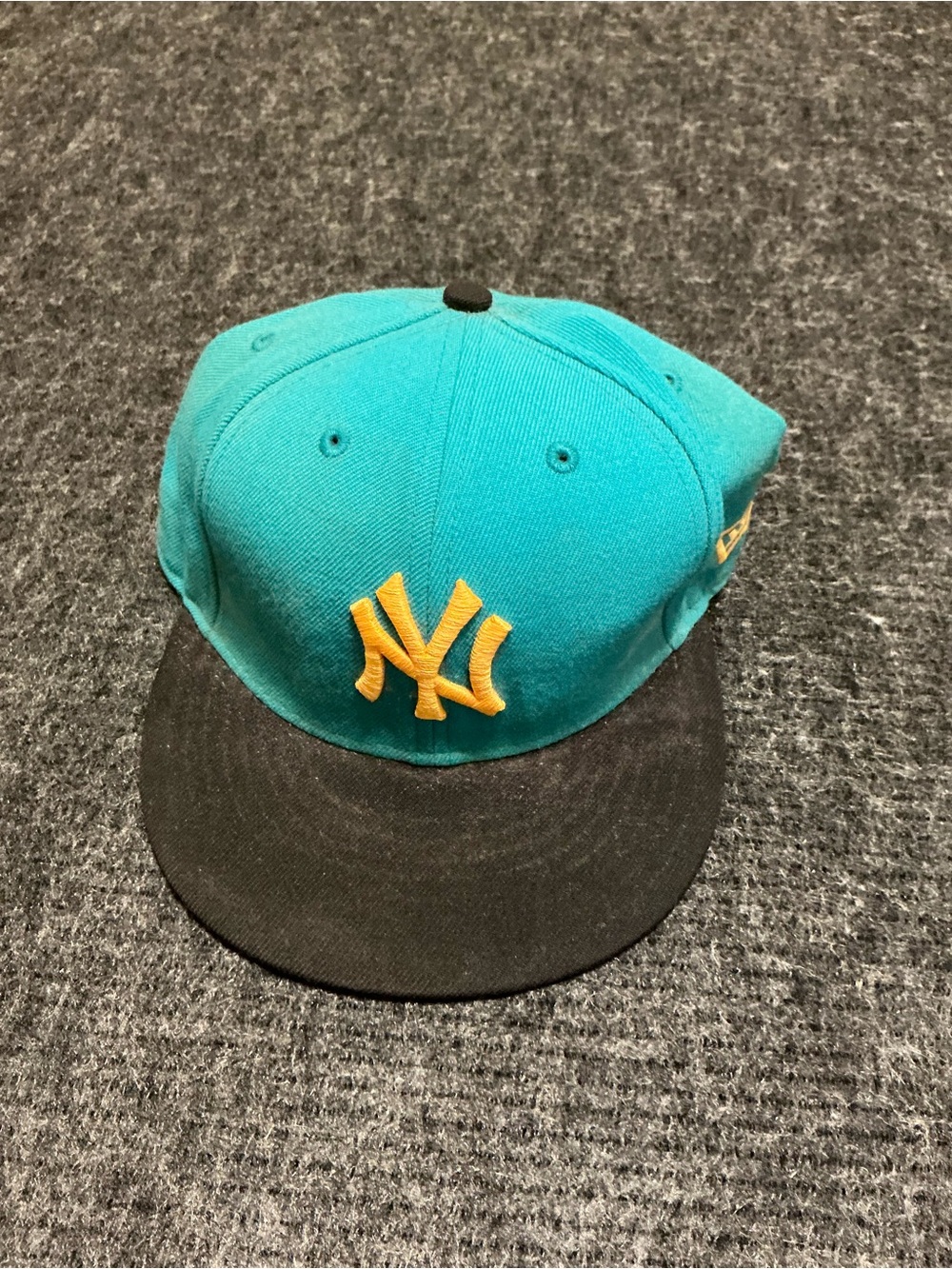 New Era Teal Interior Snapback Hat with Black Sweatband